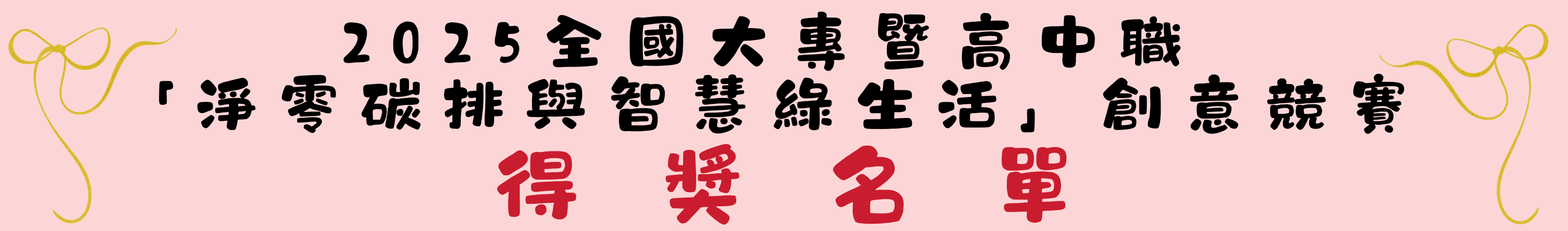 2025創競賽得獎名單