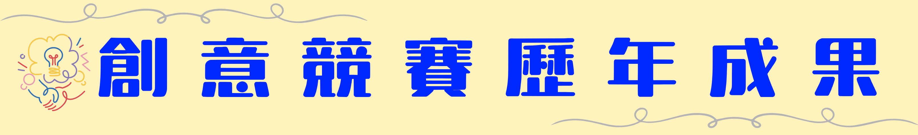 創意競賽歷年成果